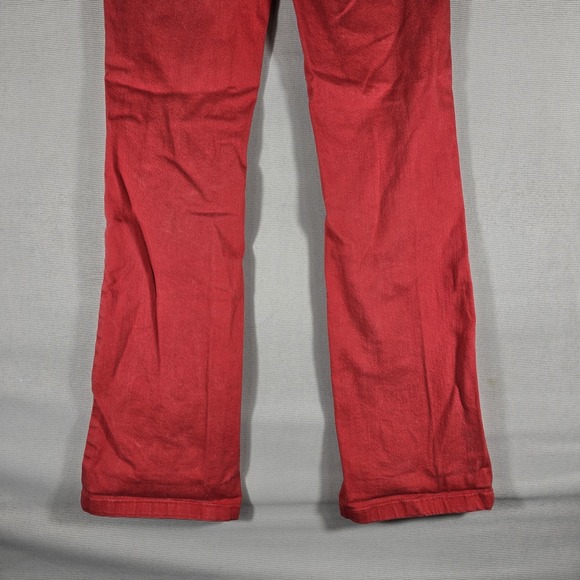 South Pole Straight Leg Jeans‎ Women's 3 Jrs Red Pockets Academia Y2K Casual VTG - Picture 3 of 11